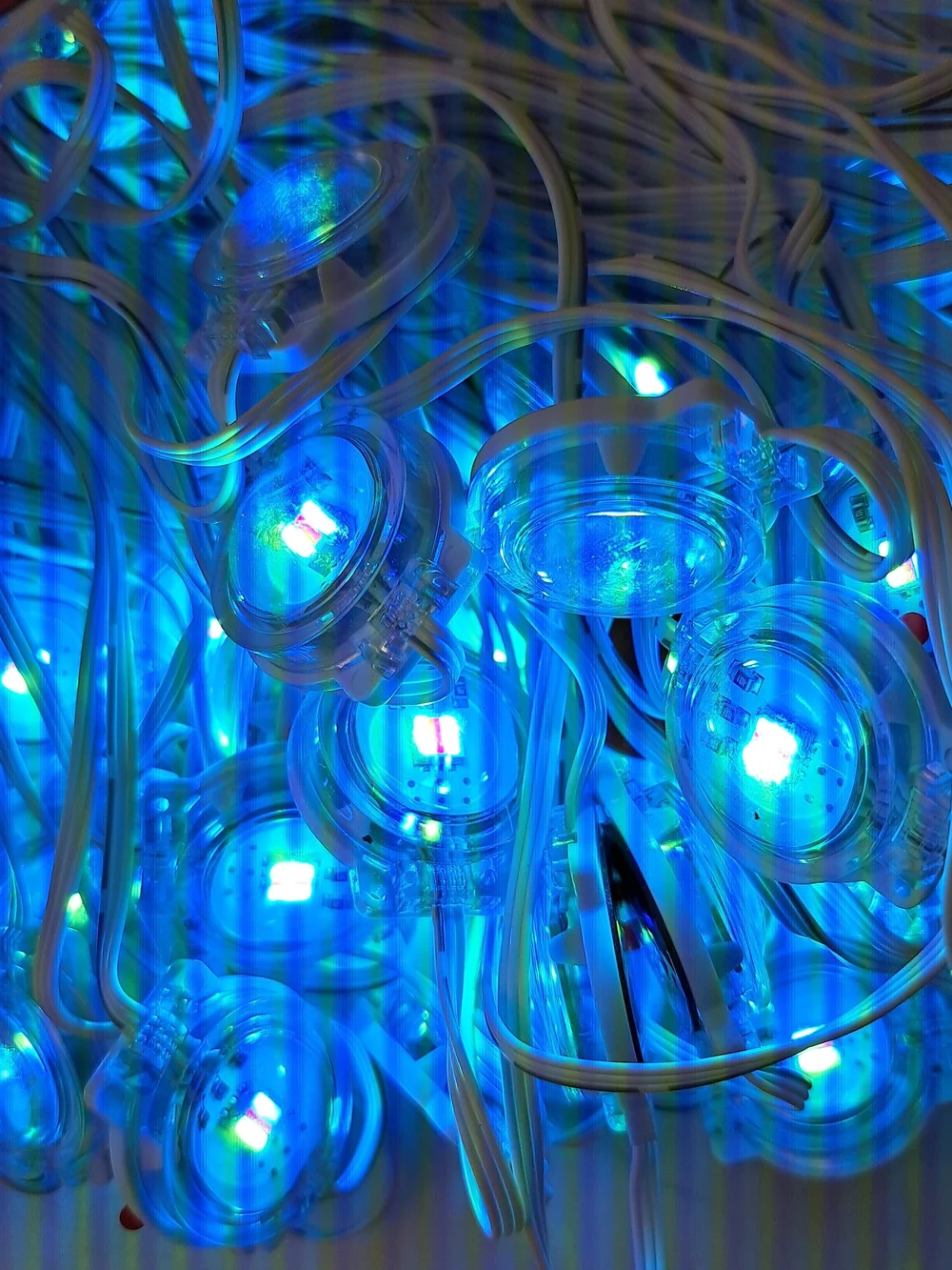 Multicolor RGB LED Pixel String Lights - Home Party Supplies